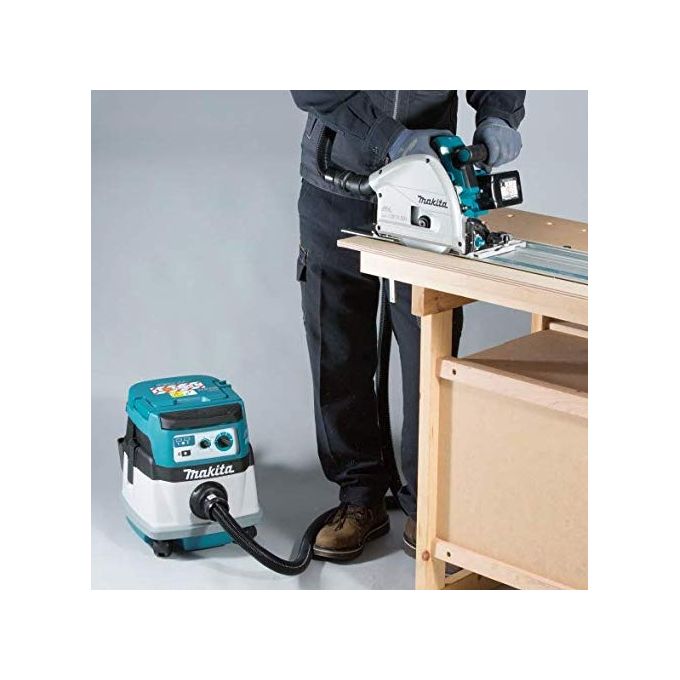 Makita Dsp601Zju Sega Circolare Ad Immersione 18Vx2 165 Mm Bl - Aws (Batteria Non Inclusa)