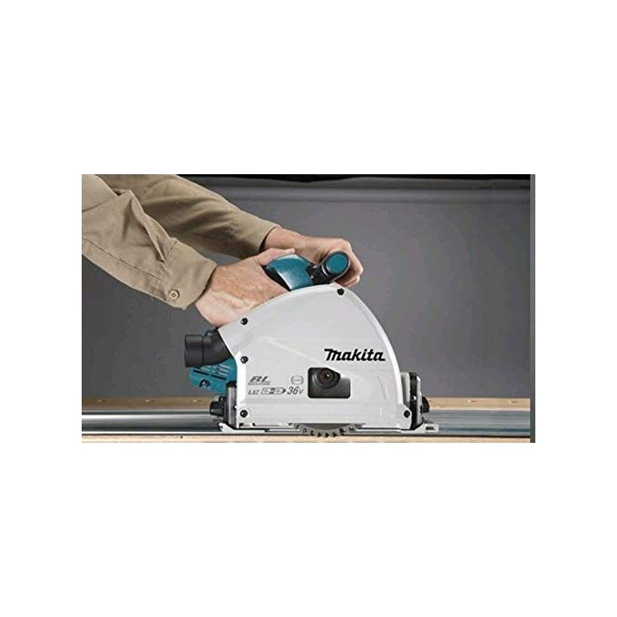 Makita Dsp601Zju Sega Circolare Ad Immersione 18Vx2 165 Mm Bl - Aws (Batteria Non Inclusa)