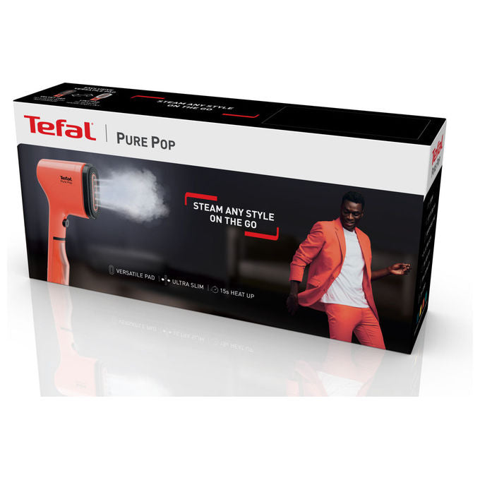 Tefal DT2022E1 Pure Pop Vapore per indumenti portatile 0,07 L 1300 W 20 g-min colore Corallo