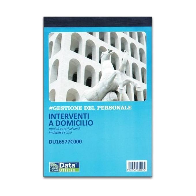 Data Ufficio Confezione 5 Blocchi Intervista Domicilio del Cliente