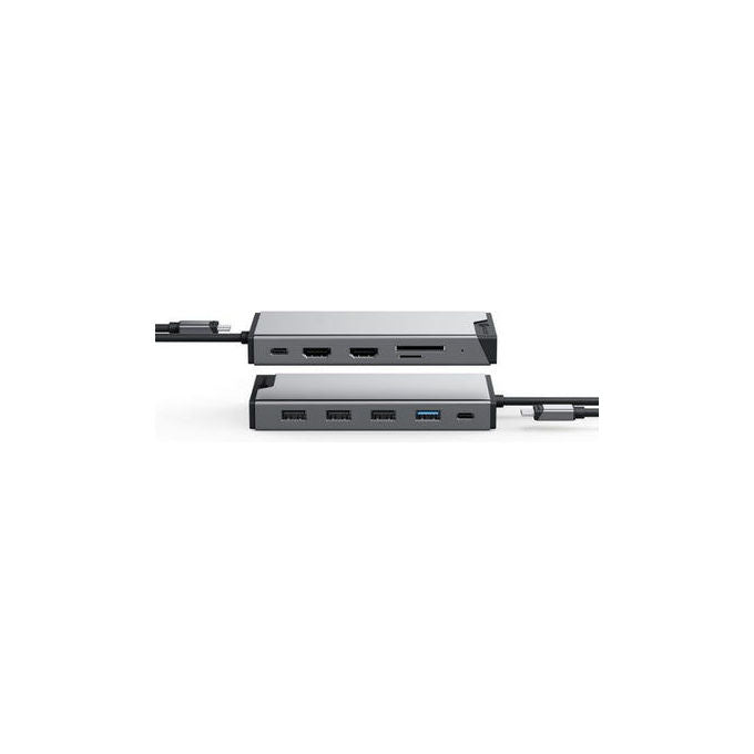 Alogic DUCDDV3V2 DV3 Docking Station USB-C 12 in 1 con 2 HDMI 1 VGA 3 Monitor Full HD 100W Power Delivery colore Nero