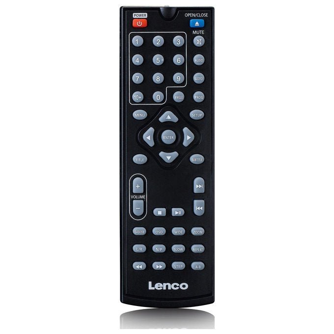 Lenco DVD120BK Lettore DVD portatile con HDMI e USB supporto MP3 JPEG AVI risoluzione 1024x768 colore Nero