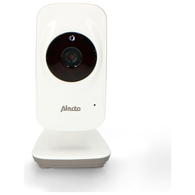 Alecto DVM-71 Monitor Video per Bambino con Display 2.4'' e Telecamera Risoluzione 320x240 Pixel Modalita' Notte Sensore Temperatura colore Grigio talpa Bianco