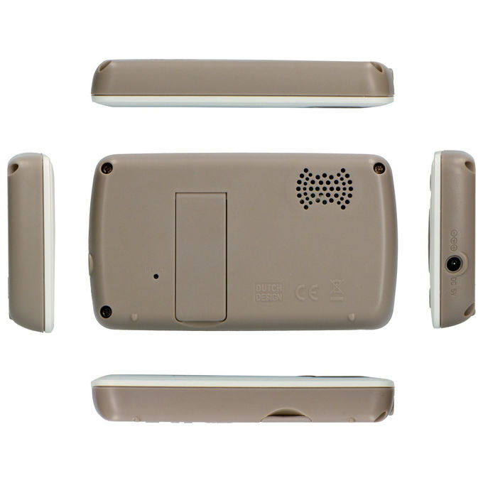 Alecto DVM-71 Monitor Video per Bambino con Display 2.4'' e Telecamera Risoluzione 320x240 Pixel Modalita' Notte Sensore Temperatura colore Grigio talpa Bianco