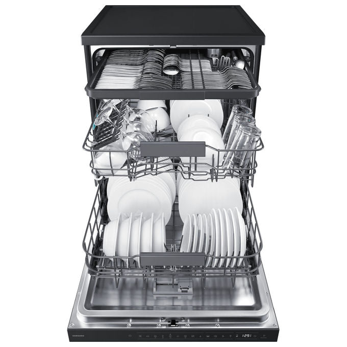 Samsung DW80H73YBFFU1 Lavastoviglie Libera installazione 14 coperti Classe B AI Wash WaterJetClean (60x60x85 cm) colore Nero