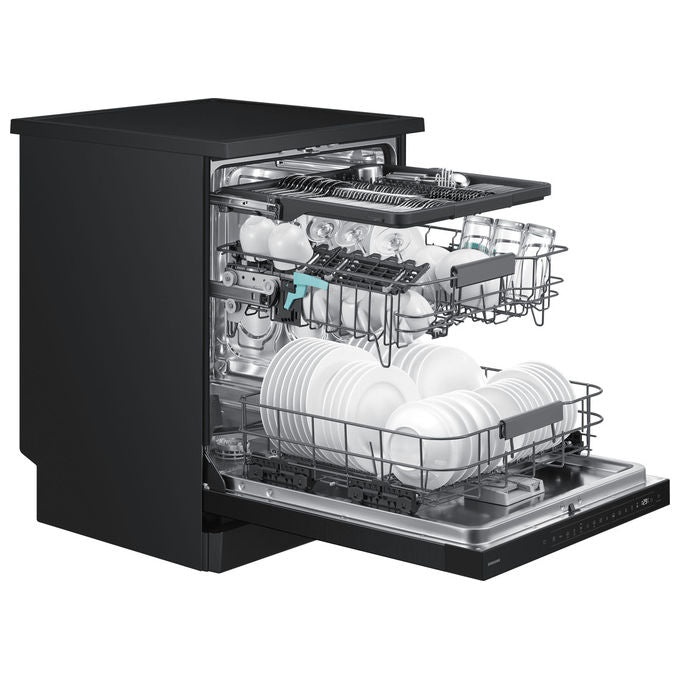 Samsung DW80H73YBFFU1 Lavastoviglie Libera installazione 14 coperti Classe B AI Wash WaterJetClean (60x60x85 cm) colore Nero