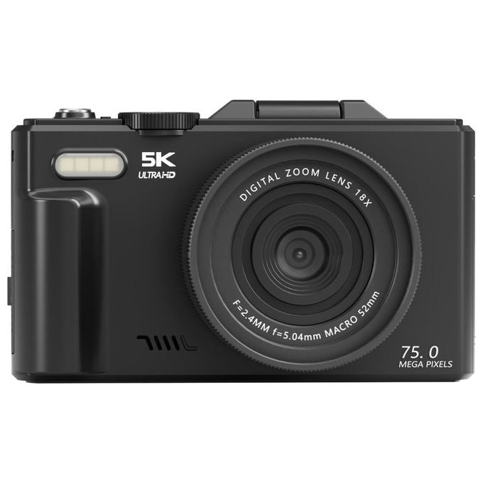 Denver DWC-8475B Fotocamera Digitale 16 MP CMOS Wi-Fi Display 3 pollici 5K colore Nero