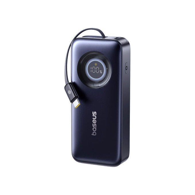 Baseus E0027H00 EnerCore CR11 Powerbank 20000mAh 67W con cavo USB-C integrato colore Nero