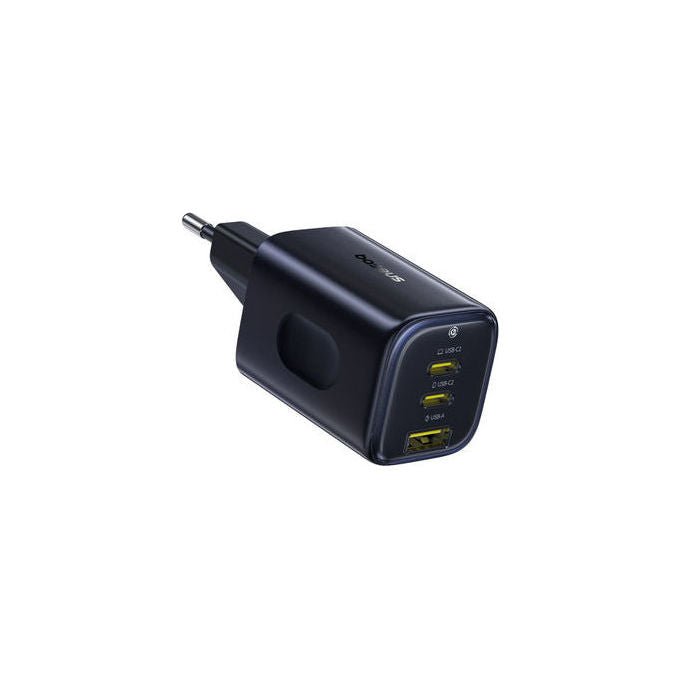 Baseus E0121200 PicoGo AE11 Caricabatterie Rapido 67W con 2x USB-C 1x USB-A Power Delivery Quick Charge colore Nero