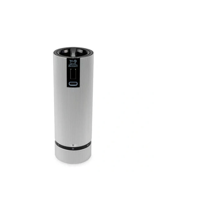 Peugeot LINEZ15ELEC Macinasale Line Z Electric 15 cm con meccanismo Zirlion 6 impostazioni di macinatura colore Grigio