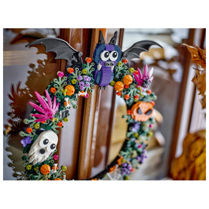 Lego 40825 Ghirlanda di Halloween con Pipistrelli Zucche Fantasmi e Ragnatele 617 pezzi colore Multicolore