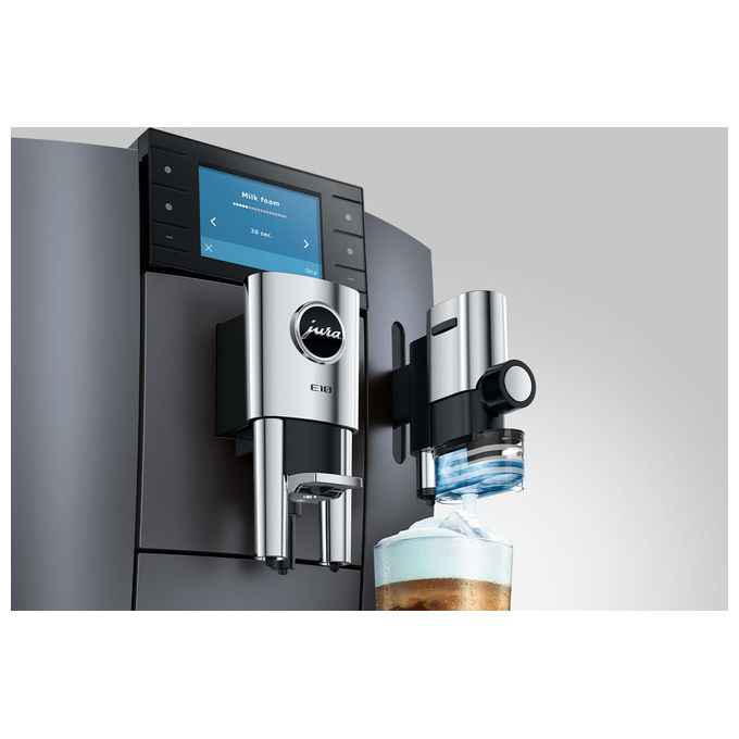 Jura E10 ONYX GREY (EA) Macchina da caffe' Automatica Capacita' serbatoio 1,9 L Funzione Cold Brew e Light Brew colore Onyx Grey