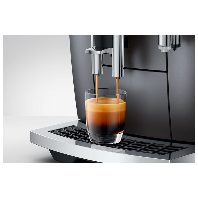 Jura E10 ONYX GREY (EA) Macchina da caffe' Automatica Capacita' serbatoio 1,9 L Funzione Cold Brew e Light Brew colore Onyx Grey