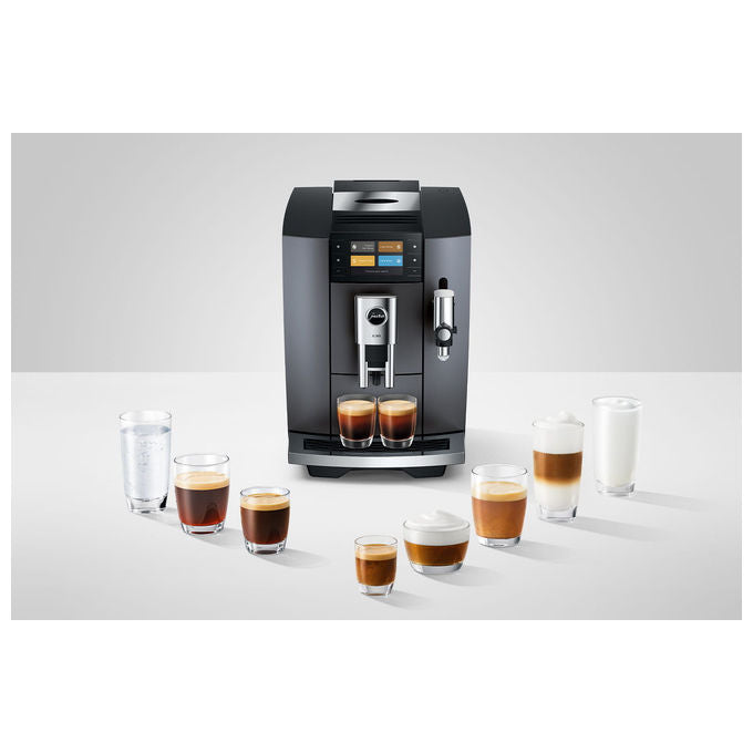 Jura E10 ONYX GREY (EA) Macchina da caffe' Automatica Capacita' serbatoio 1,9 L Funzione Cold Brew e Light Brew colore Onyx Grey