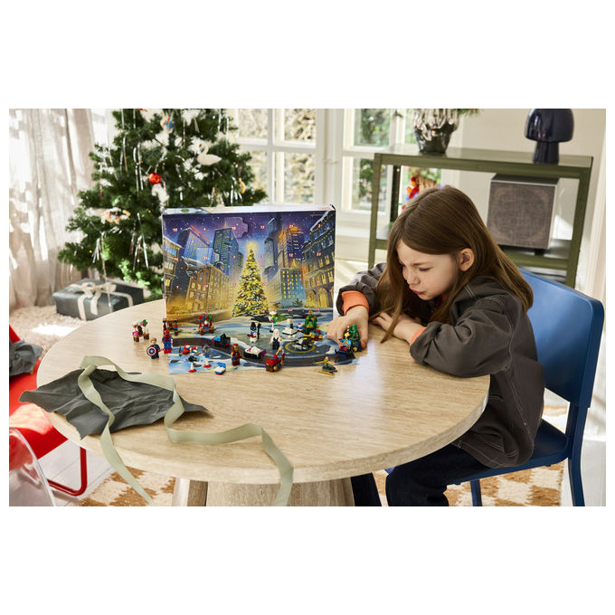 Lego 76340 Calendario dell'Avvento 2026 Set da Costruzione 317 Pezzi con 6 Minifigure Marvel colore Multicolore