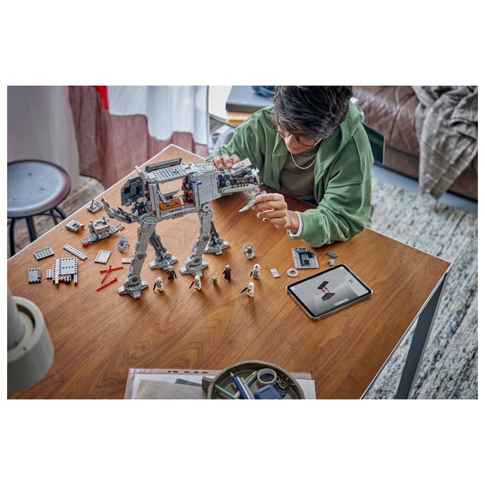 Lego 75454 AT-AT Imperial Remnant con INT-4 Kit con Navetta Speeder Bike 6 Minifigure e 1 Figura 1453 pezzi colore Multicolore