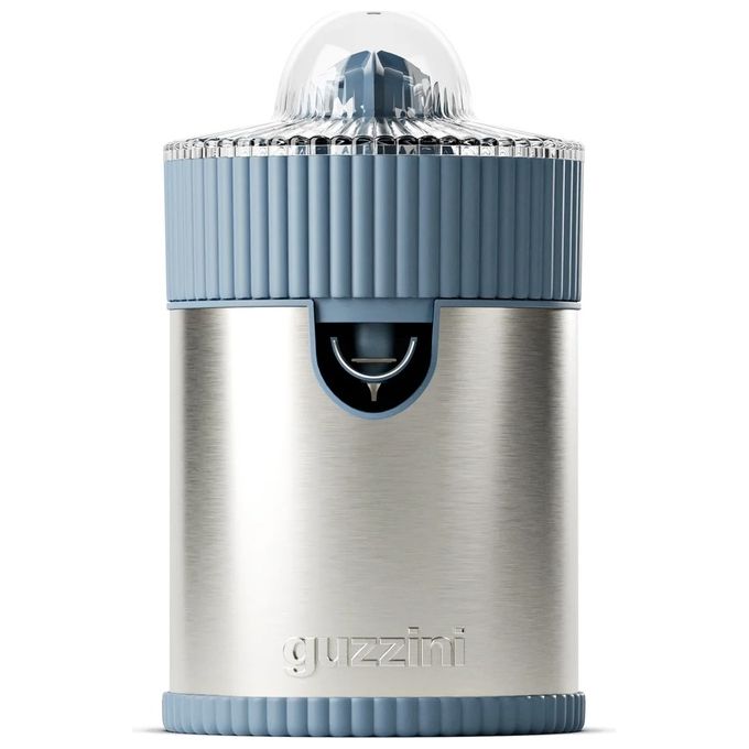 Guzzini 8008392423157 Sous Chef Spremiagrumi Elettrico 100W Doppio Cono Spremitore 2-in-1 colore Blu Navy