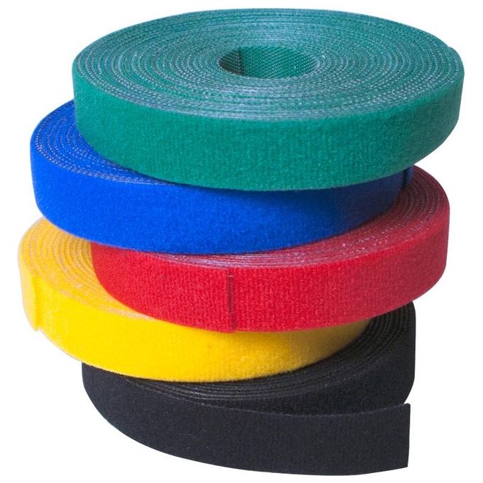 Link matassa 4 mt nastro nastro a strappo larghezza 16mm colore nero
