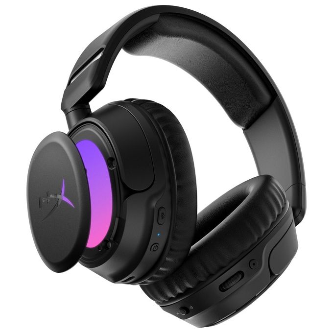 HyperX B5VC4AA Cloud Flight 2 Cuffie da gaming wireless 2.4 GHz Bluetooth 5.3 autonomia fino a 100 ore driver 50 mm microfono rimovibile colore Nero