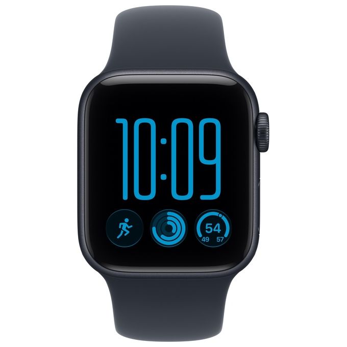 Apple MJL14QL-A Apple Watch SE 3 GPS Cassa 40 mm in Alluminio Mezzanotte con Cinturino Sport Blu Marino colore Blu Marino