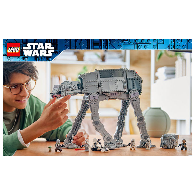 Lego 75454 AT-AT Imperial Remnant con INT-4 Kit con Navetta Speeder Bike 6 Minifigure e 1 Figura 1453 pezzi colore Multicolore