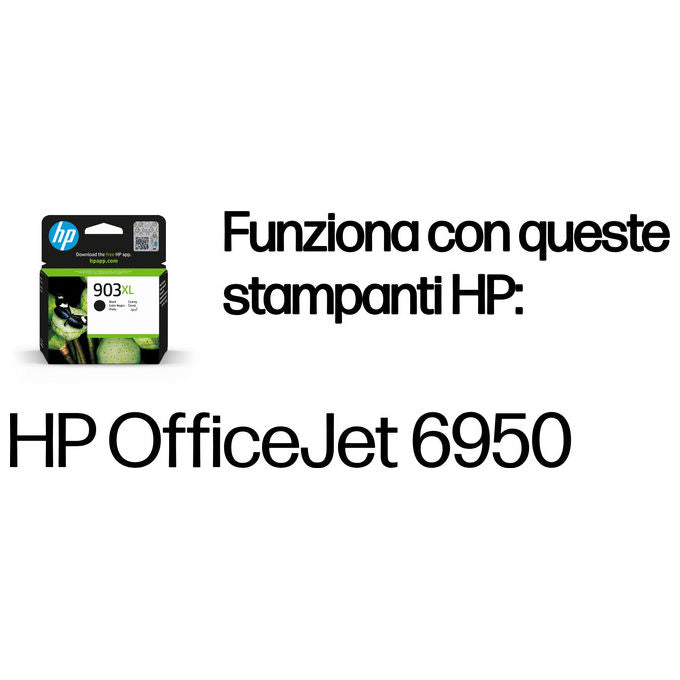 HP T6M15AE Cartuccia di inchiostro nero originale ad alta capacita' 903XL 20 ml resa 750 pagine colore Nero