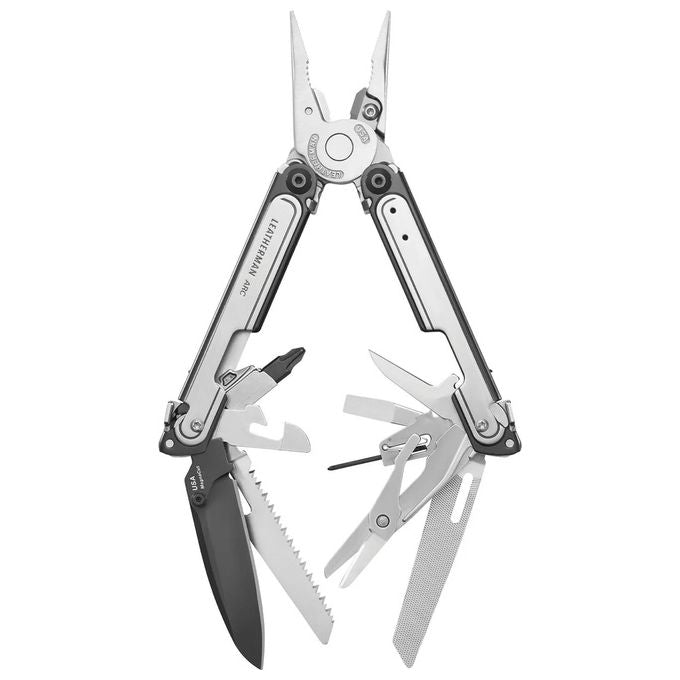 Leatherman LEAT-833076 ARC Multiutensile 20 Funzioni Lama in Acciaio MagnaCut con Rivestimento DLC Tecnologia FREE Colore Grigio