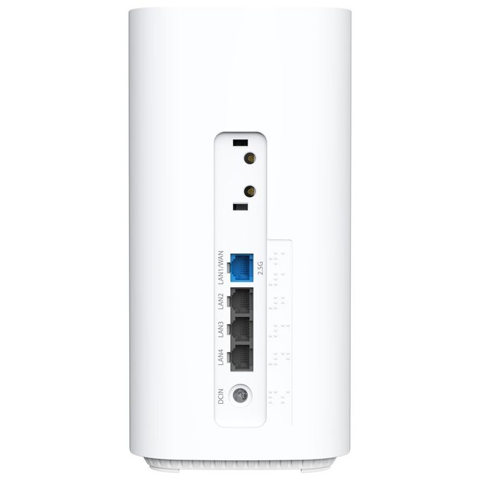 Asus 90IG0A40-MO9C00 4G-BE58 Router Wireless Dual-band Wi-Fi 7 (802.11be) 3600 Mbit-s Gigabit Ethernet 2500 Mbit-s Slot SIM LTE colore Bianco
