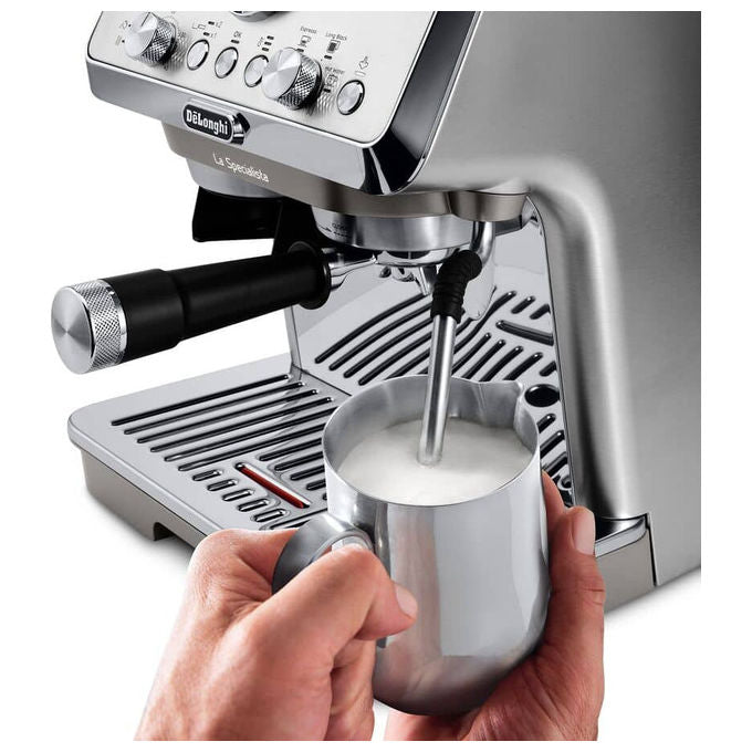 De'Longhi 0132126074 La Specialista Arte Evo Macchina da caffe' Automatica Capacita' serbatoio 1,7 L Pressione 15 bar Potenza 1550 W con Macinacaffe' integrato colore Grigio Acciaio inox