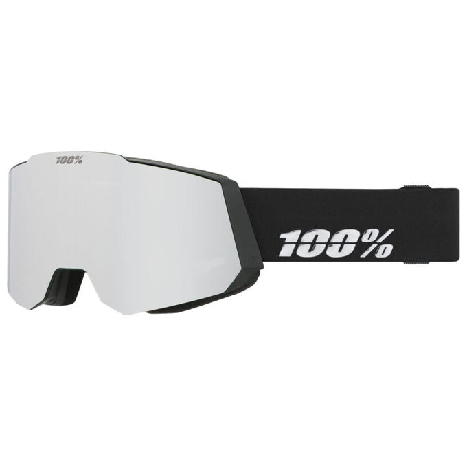 100% MRKEAN0196261024371 Snowcraft Hiper Maschera da sci Tecnologia HiPER Lente Policarbonato 2 mm colore Nero-Argento