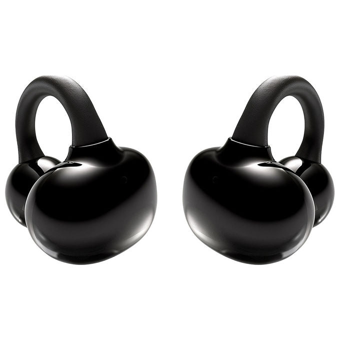 Boompods BCPBLK Boomclip Pro Cuffie senza fili Open-Ear Bluetooth 5.3 IPX5 Impermeabilita' Autonomia 30 Ore con Custodia colore Nero