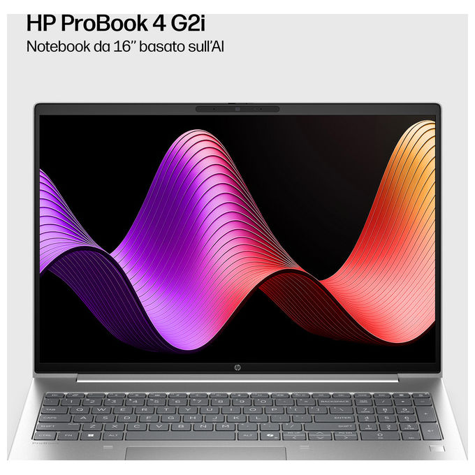 HP DQ6M7AT ProBook 4 G2i Computer portatile Intel Core 7 350 32 GB LPDDR5x 512 GB SSD Wi-Fi 7 Windows 11 Pro colore Argento