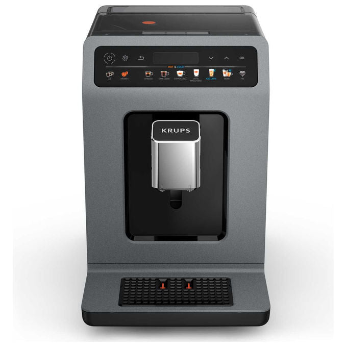 Krups EA898GF0 Evidence Macchina da caffe' Automatica 2,5 L 15 bar 1450 W Hot and Cold colore Nero Grigio