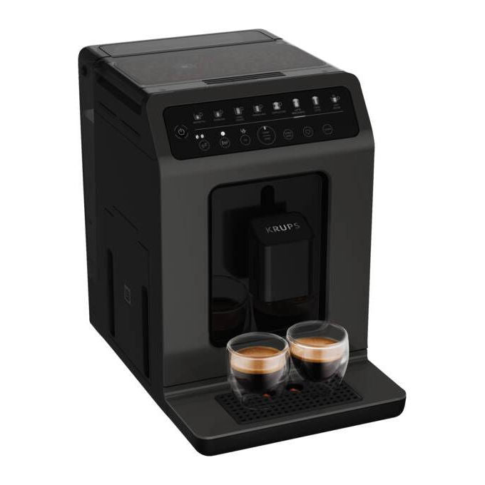 Krups EA89Z Evidence Macchina da caffe' Automatica 2,3 L 15 bar Macinino Integrato Montalatte Cappuccino Latte Macchiato colore Nero