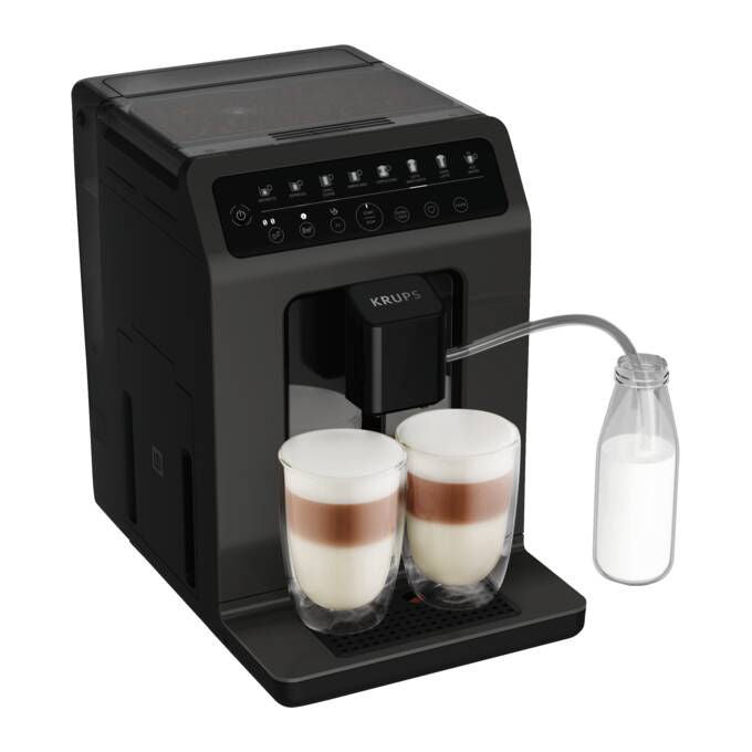 Krups EA89Z Evidence Macchina da caffe' Automatica 2,3 L 15 bar Macinino Integrato Montalatte Cappuccino Latte Macchiato colore Nero