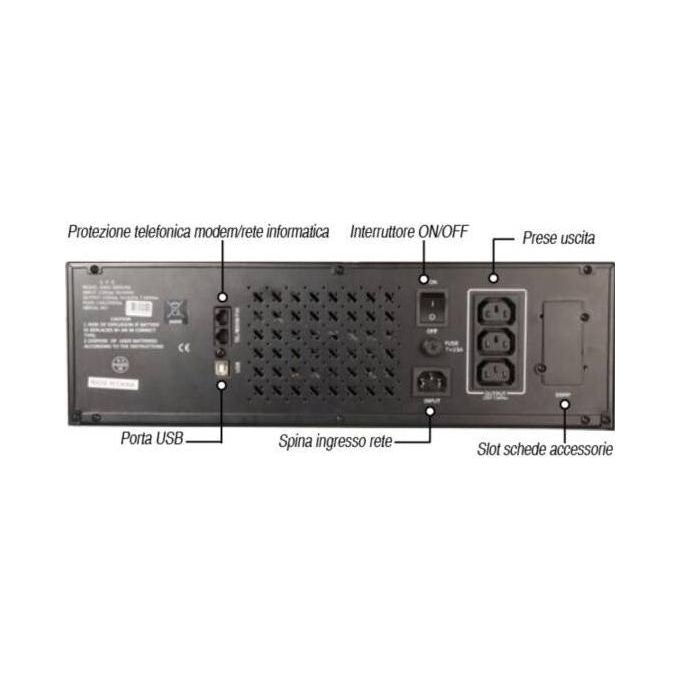 Link Gruppo di Continuita' da Rack 19'' 2000VA 1600W