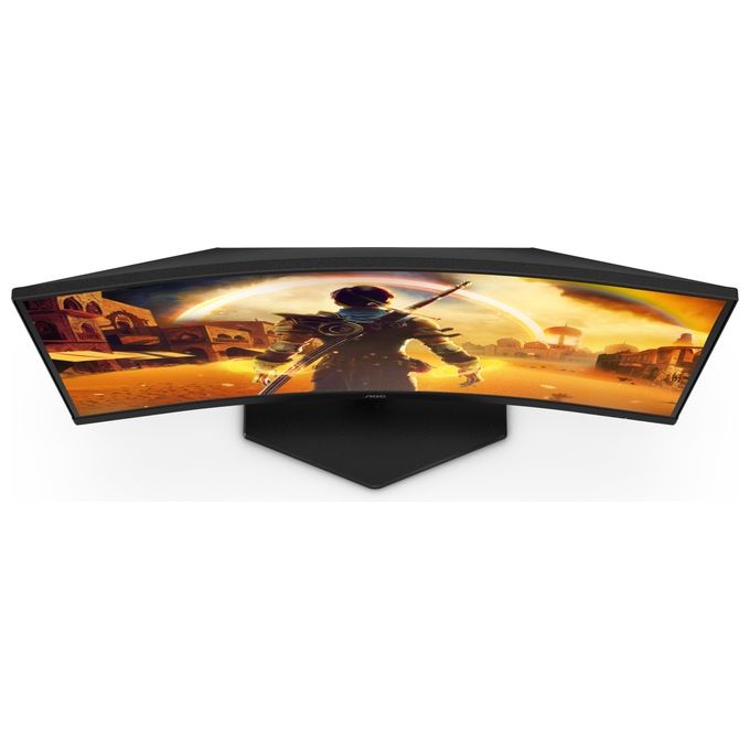 AOC C24G42FE G4 Monitor Curvo 23.6'' FHD 180Hz HDR10 colore Nero Rosso