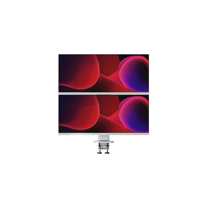 Alogic ED34VMS Elevate 34 Supporto per Monitor Verticale per 2x Monitor 34'' Portata 12Kg con Gestione Cavi Magnetica colore Silver
