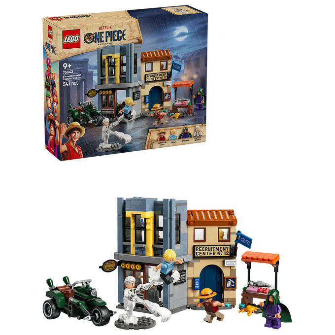 Lego 75642 Set da Costruzione ONE PIECE con 4 Minifigure e 547 Pezzi colore Multicolore