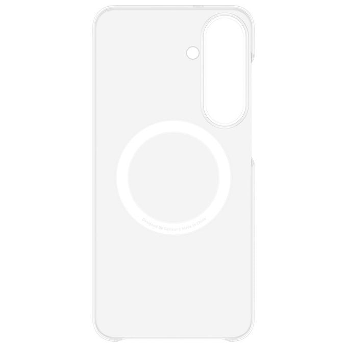 Samsung EF-CS741CTEGWW Clear Magnet Case per Galaxy S26 FE Tecnologia Magnetic Power Profile con Magnete Leggera e Ultra Sottile Protegge da Urti e Graffi Quotidiani Design Elegante e Discreto che Mette in Luce il Design del Telefono colore Trasparente