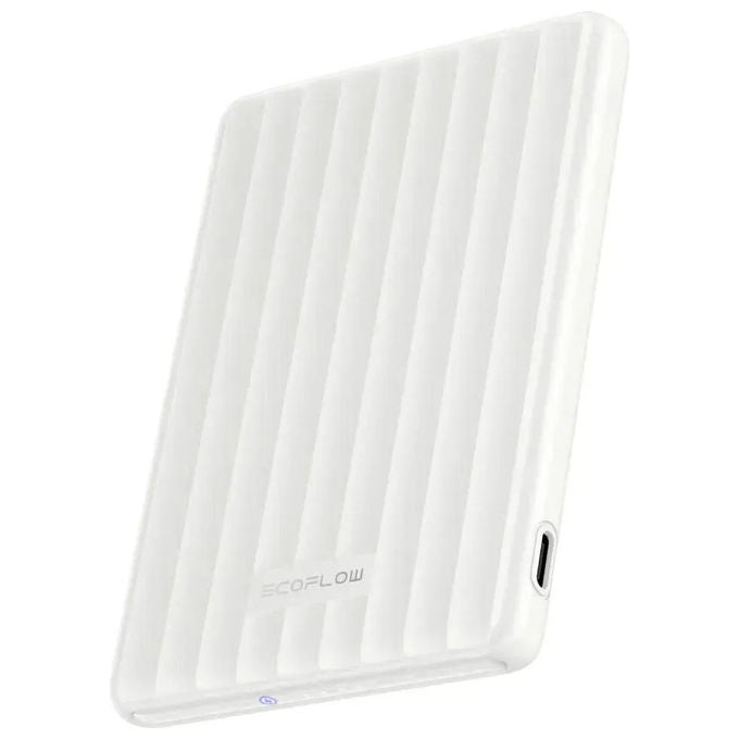EcoFlow EF-RAPIDQI1-5K-W-EU RAPID Mag Powerbank Batteria Portatile 5000 mAh 20 W Magnetico Wireless Qi 7,5 W colore Bianco