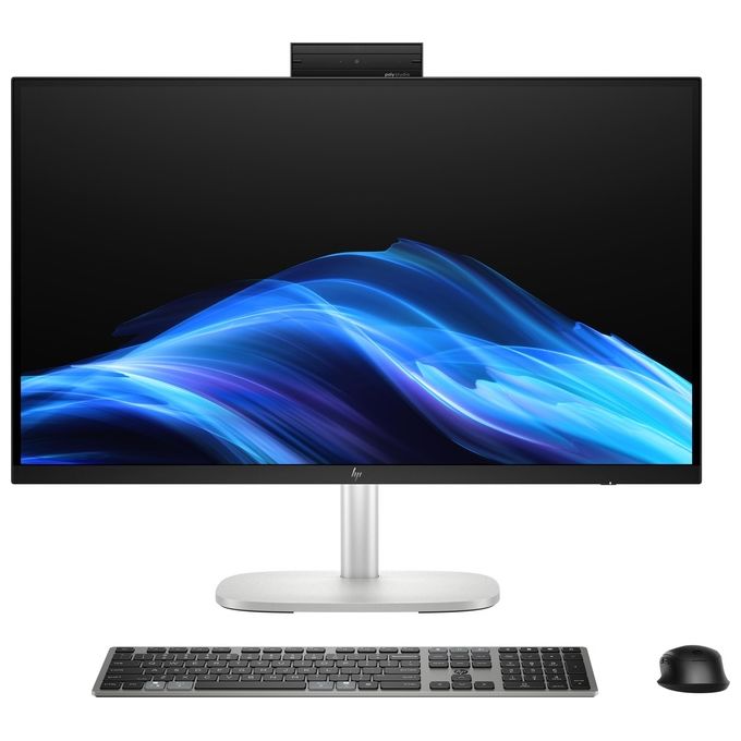 HP E0DN0AT HP EliteStudio 8 G1i AI All-in-One PC Intel Core Ultra 5 27'' 2560 x 1440 Pixel 16 GB DDR5-SDRAM SSD 512 GB Wi-Fi 7 Bluetooth 5.4 Windows 11 Pro colore Argento