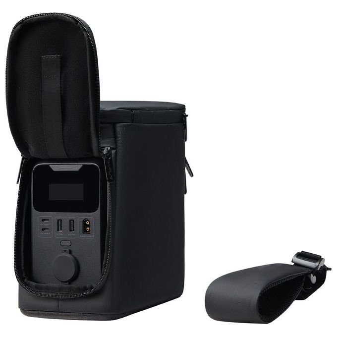 EcoFlow EFB-TRAIL200-300-BAG TRAIL DC Borsa da trasporto impermeabile in tessuto Oxford resistente all'abrasione con spazio per accessori e accesso alle porte colore Nero