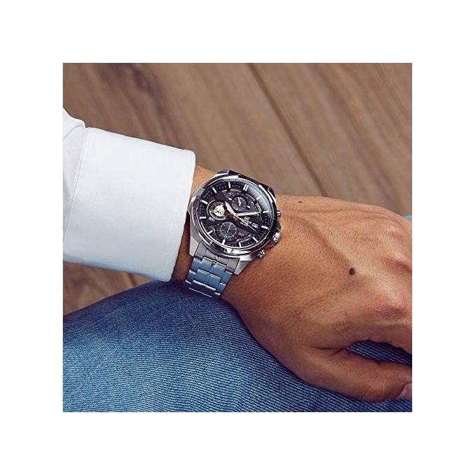 Casio edifice orologio uomo cronografo quarzo efr556db2avuef blu acciaio impermeabile