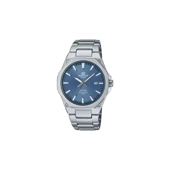 Casio Orologio Edifice Slim Analogico Acciaio Zaffiro Blu