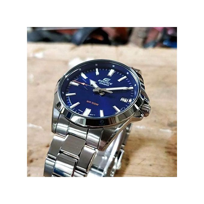 Casio Orologio da Polso Unisex al Quarzo Blu-Argento
