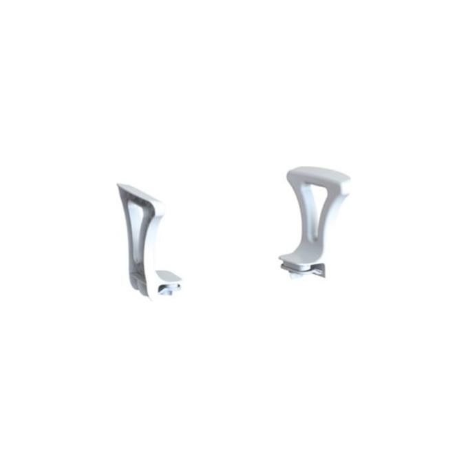 K Design Braccioli Sostegno per Sgabello da Doccia 260x60x230mm Bianco