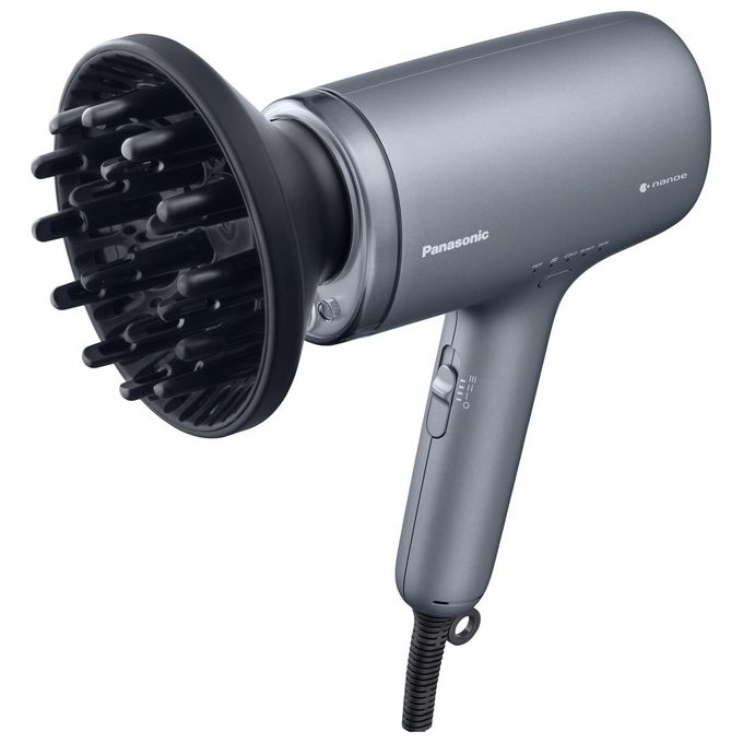 Panasonic EH-NA9N-H825 Asciugacapelli 1600 W Tecnologia Ionica 3 Velocita' Temperatura Regolabile Concentratore Diffusore colore Grigio scuro