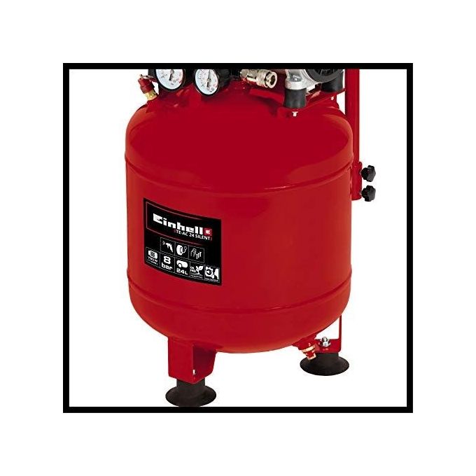 Einhell Compressore Silenziato Te-Ac 24 Silent per Fai da Te e Lavori di Giardinaggio