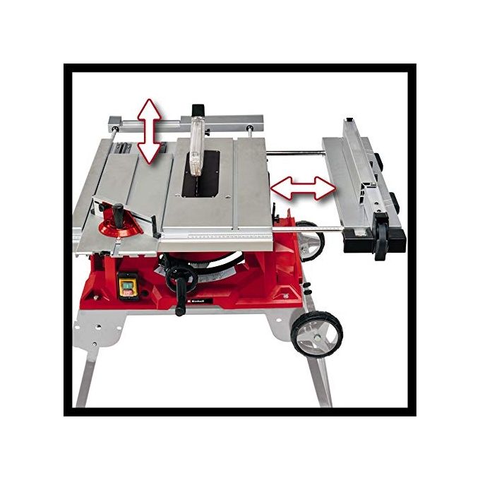 Einhell Squadratrice Con Banchetto Te-Cc 250 Uf Pratica e Versatile per Fai da Te e Lavori di Precisione in Metallo e Legno